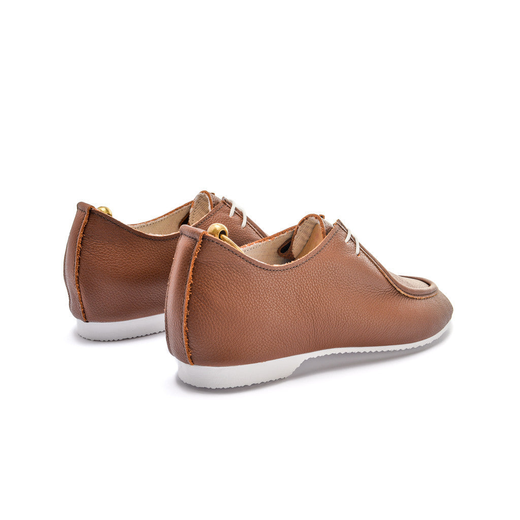 TURNER APRON SHOE - BROWN - mashroom7