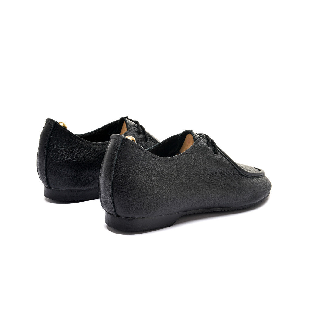 TURNER APRON SHOE - BLACK - mashroom7