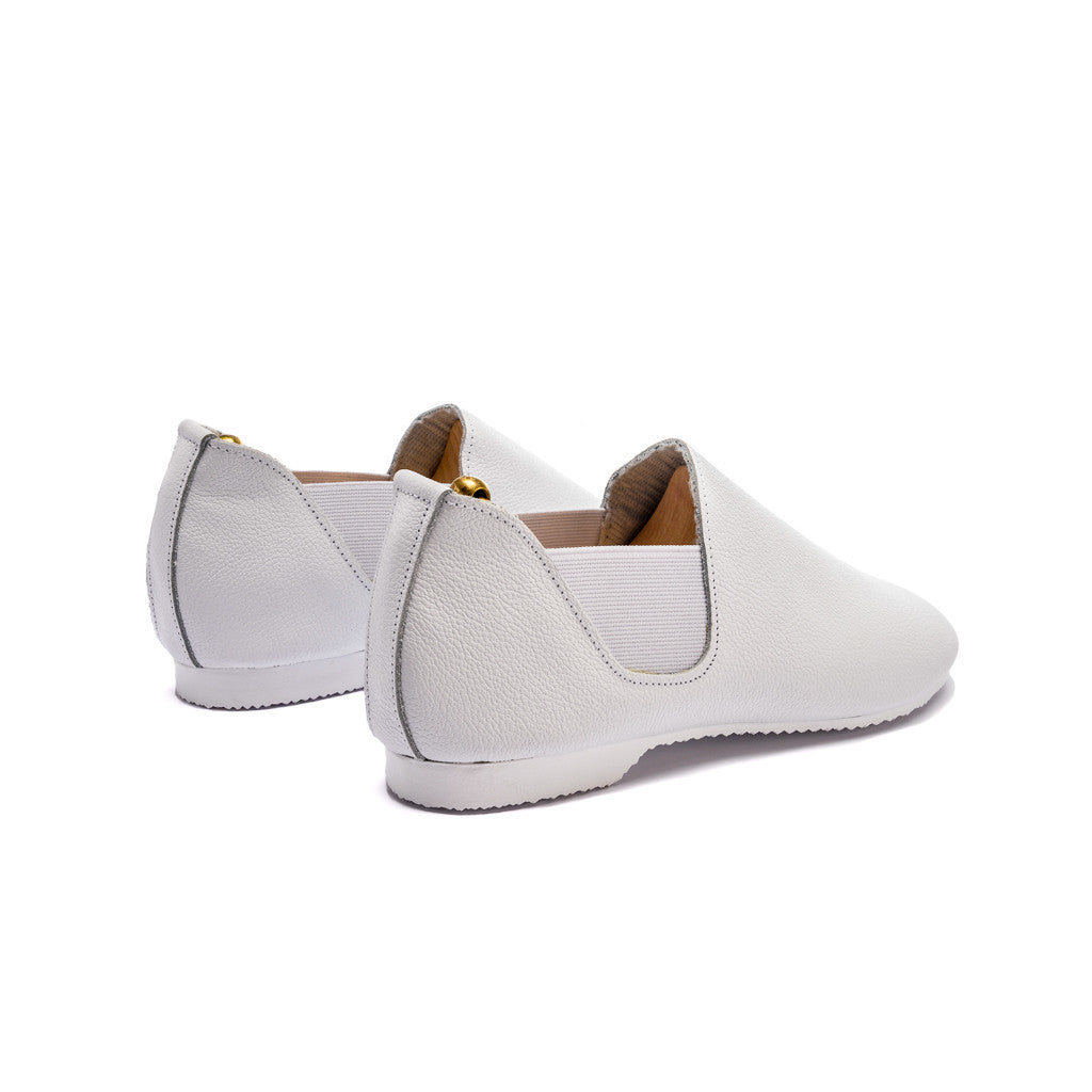 CONNAUGHT CHELSEA SHOE - WHITE - mashroom7