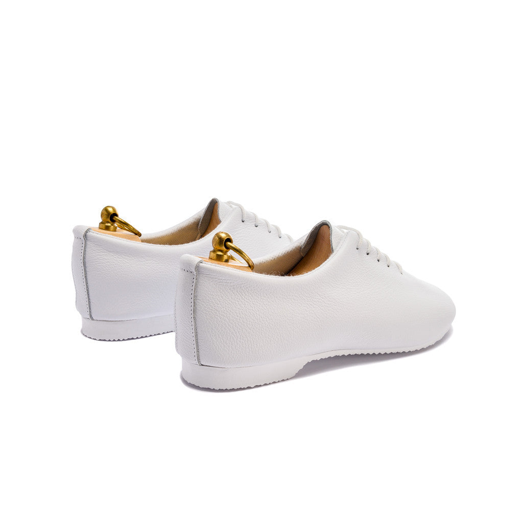 REGENT WHOLECUT SHOE - WHITE - mashroom7