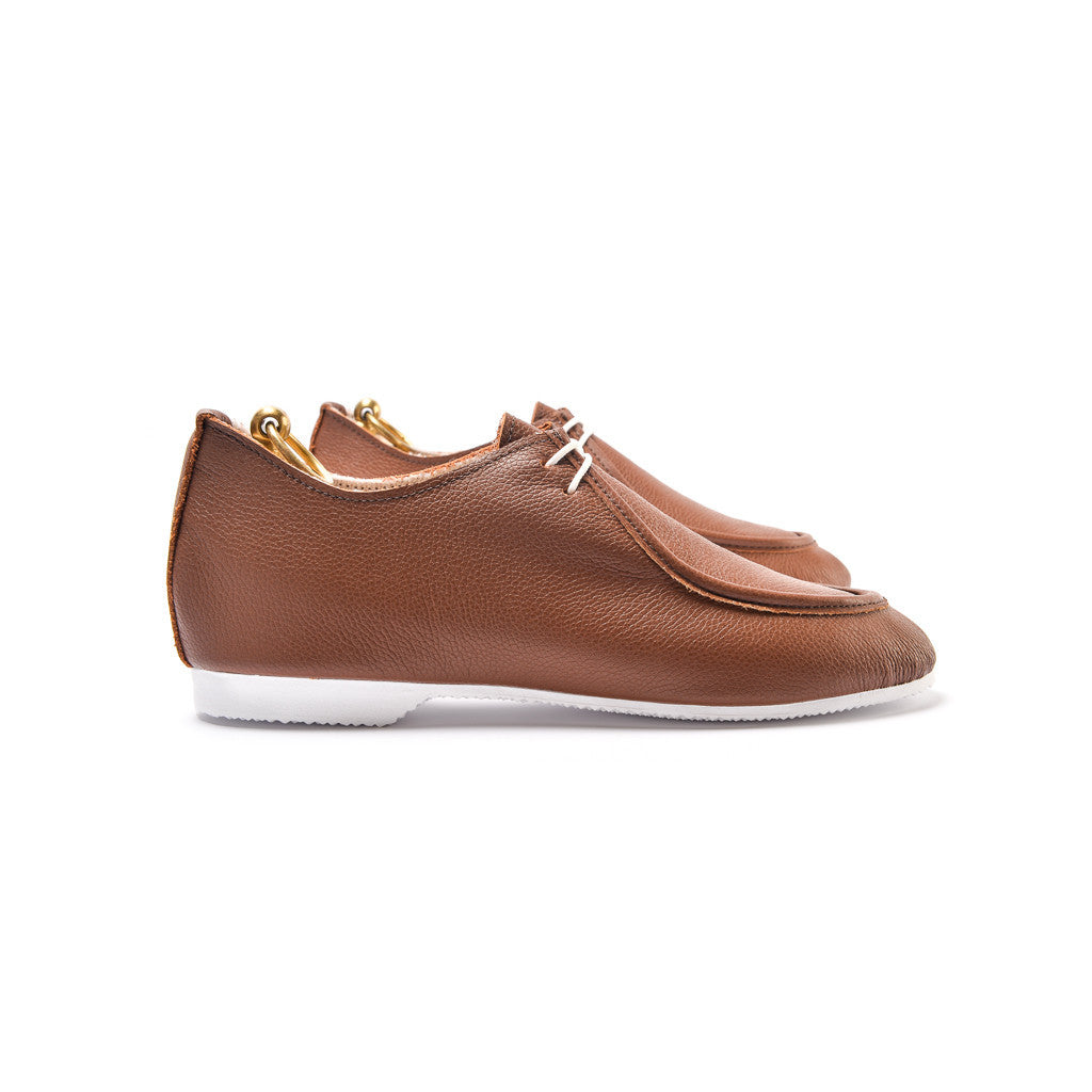 TURNER APRON SHOE - BROWN - mashroom7