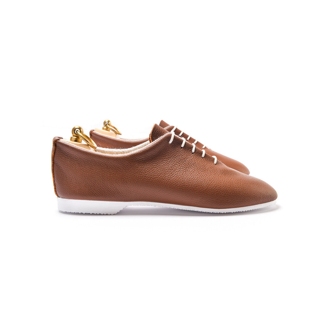 REGENT WHOLECUT SHOE - BROWN - mashroom7