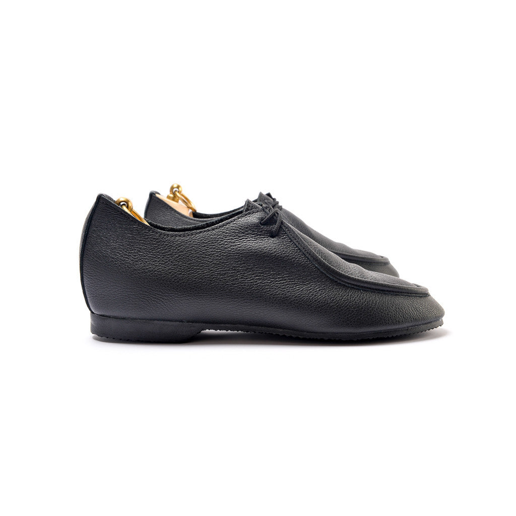 TURNER APRON SHOE - BLACK - mashroom7