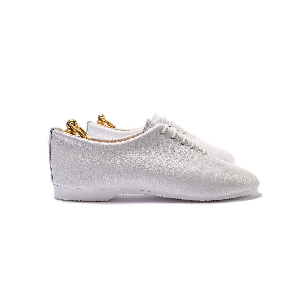 REGENT WHOLECUT SHOE - WHITE - mashroom7