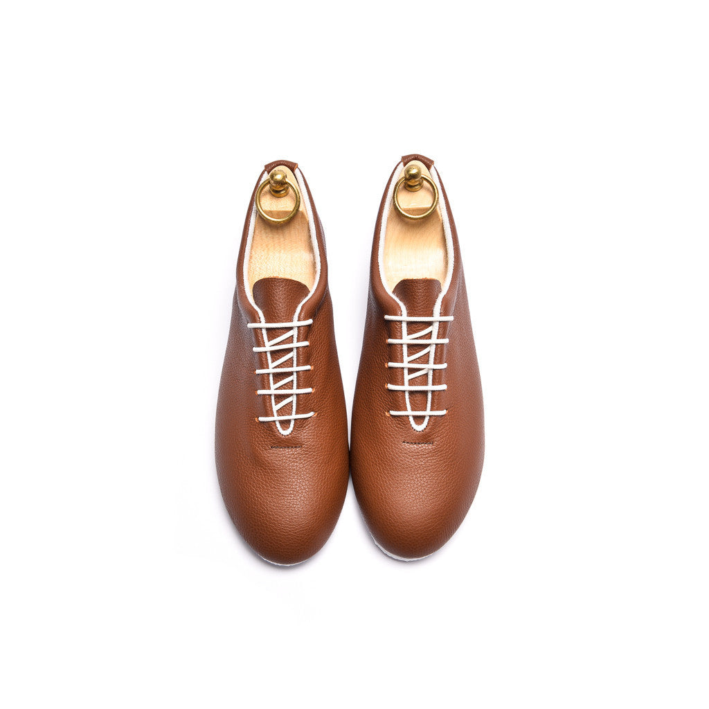 REGENT WHOLECUT SHOE - BROWN - mashroom7