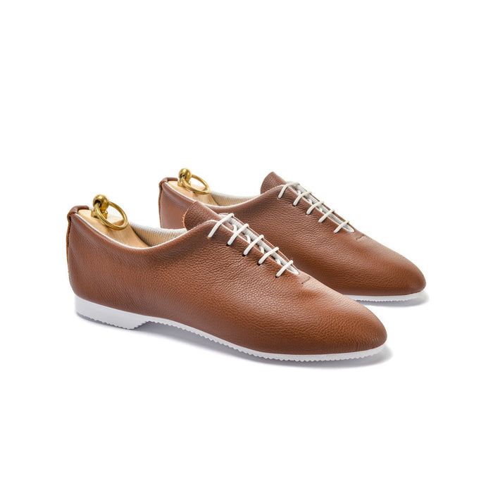 REGENT WHOLECUT SHOE - BROWN - mashroom7