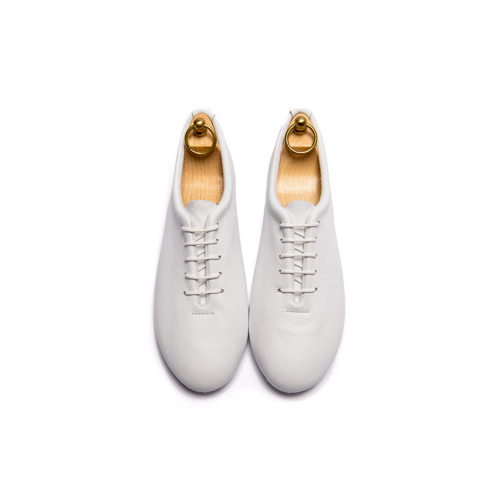 REGENT WHOLECUT SHOE - WHITE - mashroom7