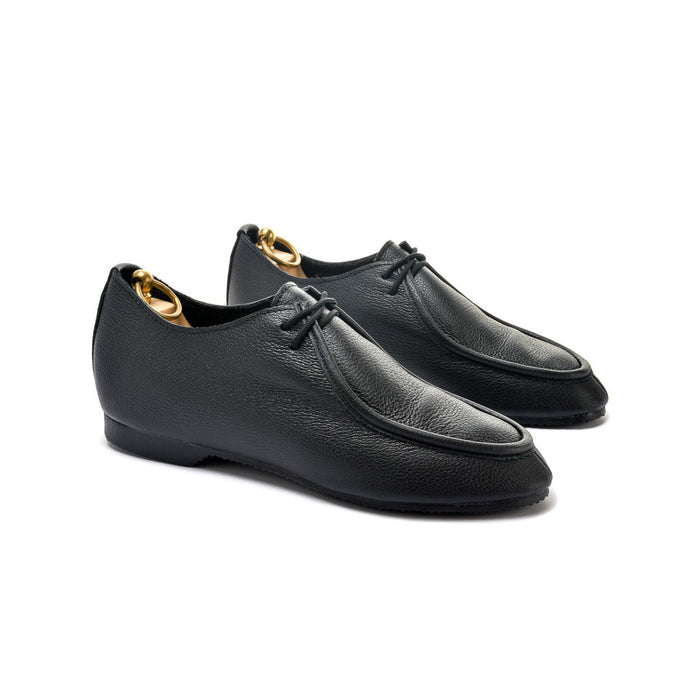 TURNER APRON SHOE - BLACK - mashroom7