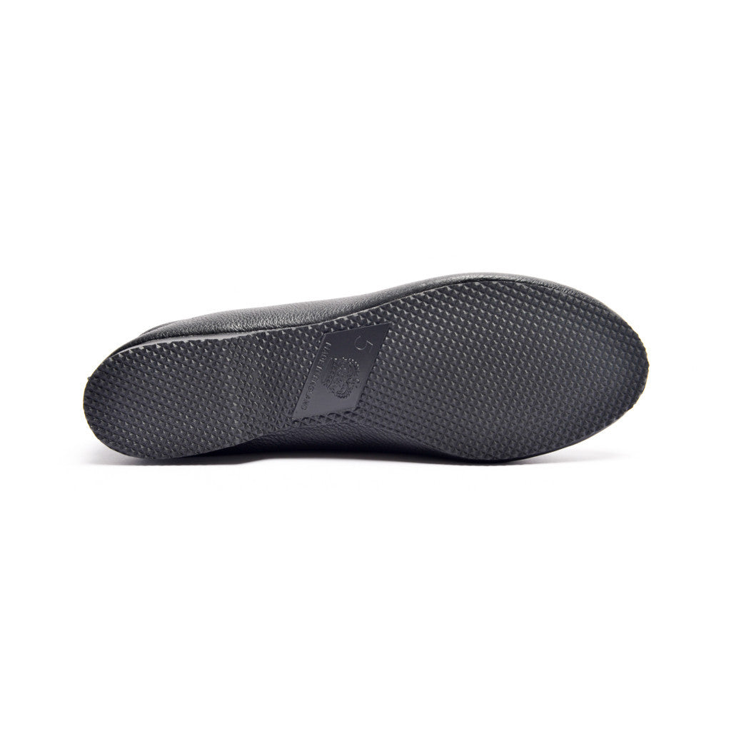 REGENT WHOLECUT SHOE - BLACK - mashroom7