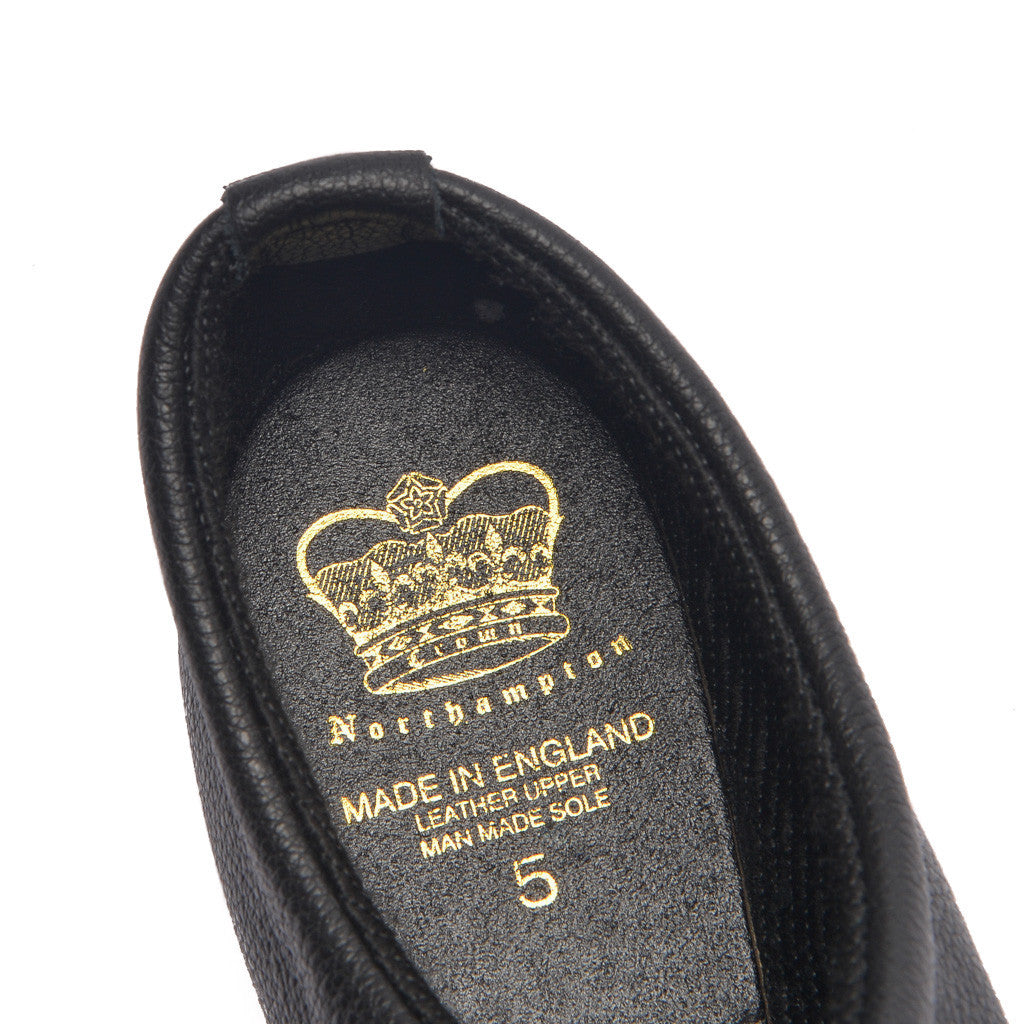 REGENT WHOLECUT SHOE - BLACK - mashroom7