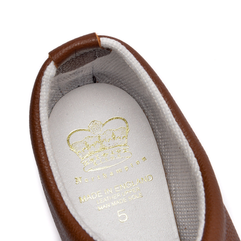 REGENT WHOLECUT SHOE - BROWN - mashroom7