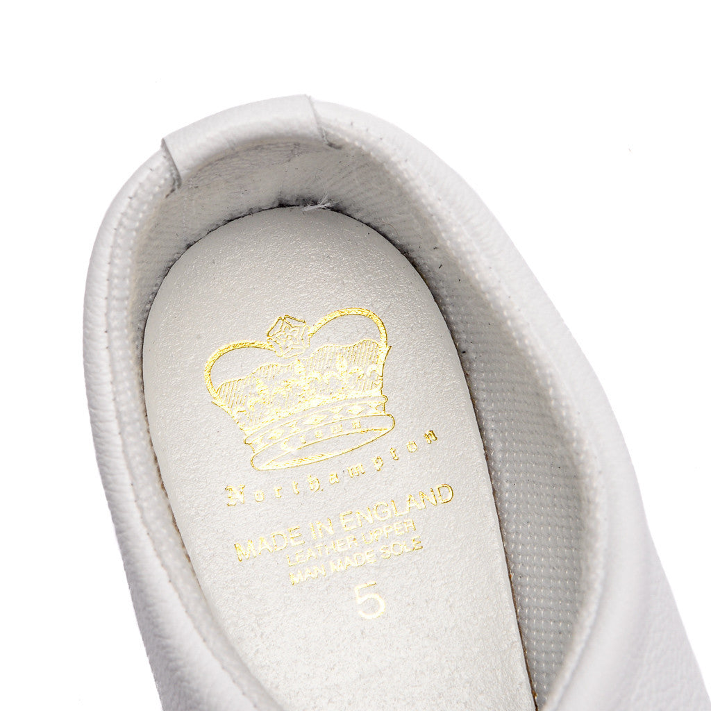 REGENT WHOLECUT SHOE - WHITE - mashroom7