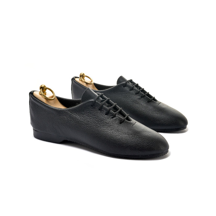 REGENT WHOLECUT SHOE - BLACK - mashroom7