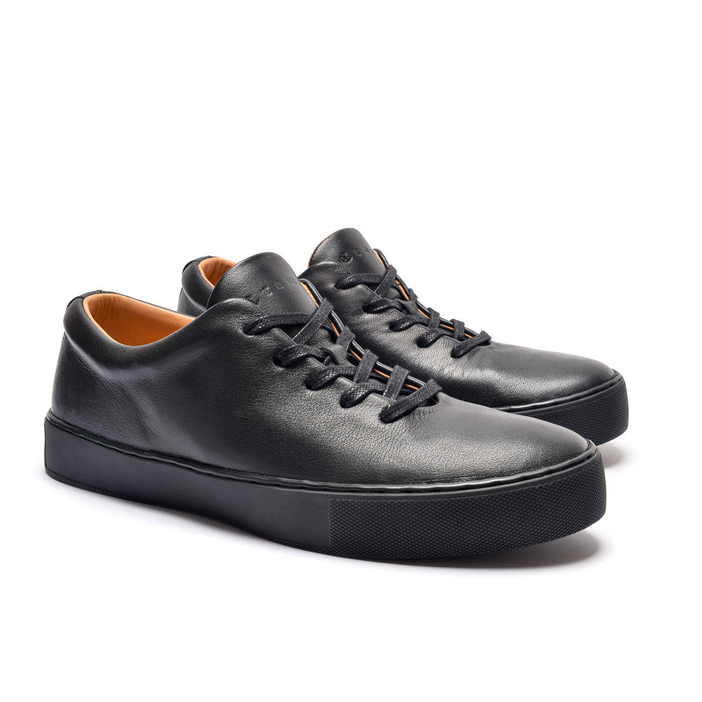 UPTON WHOLECUT SNEAKER - BLACK BLACK - mashroom7