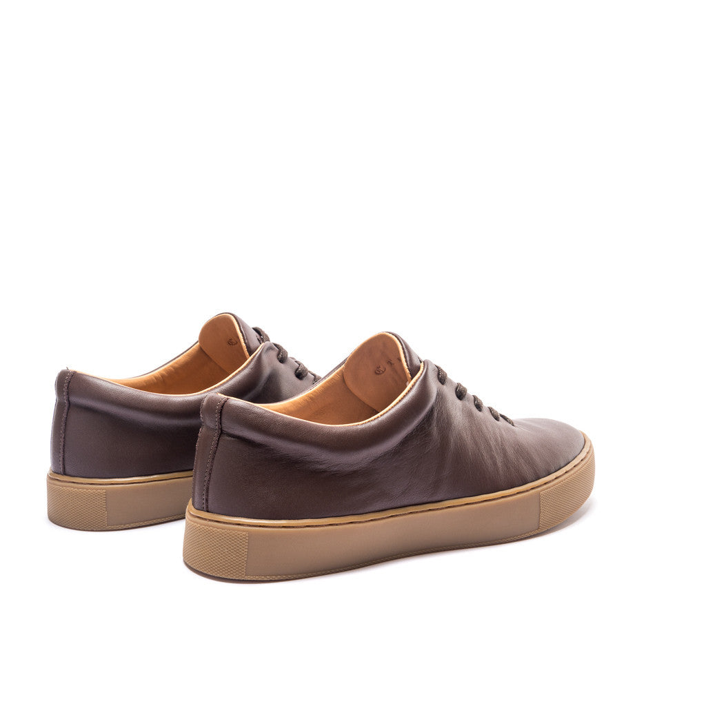 UPTON WHOLECUT SNEAKER - BROWN GUM - mashroom7