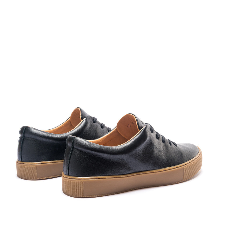 UPTON WHOLECUT SNEAKER - BLACK GUM - mashroom7