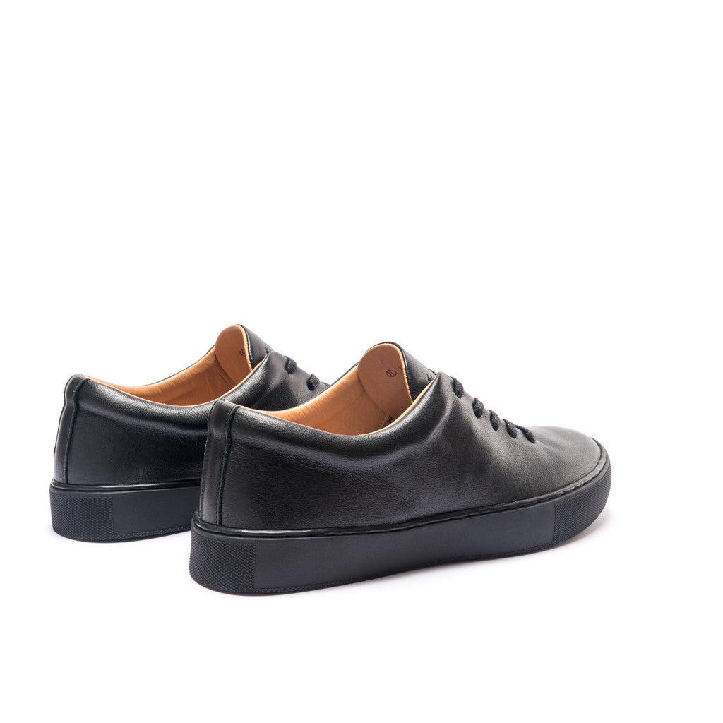 UPTON WHOLECUT SNEAKER - BLACK BLACK - mashroom7