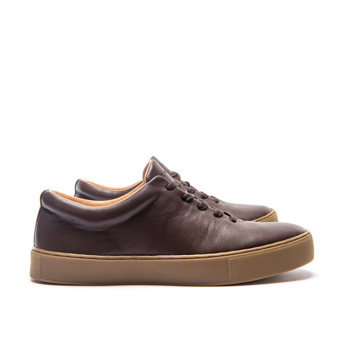 UPTON WHOLECUT SNEAKER - BROWN GUM - mashroom7