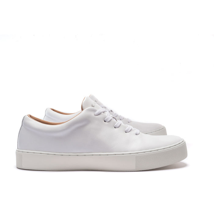 UPTON WHOLECUT SNEAKER - WHITE WHITE - mashroom7