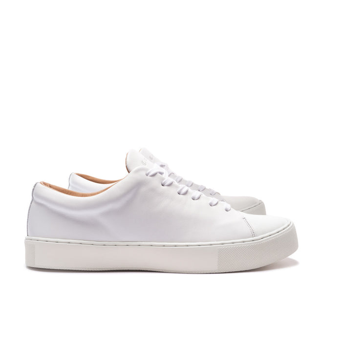 ABINGTON TOE CAP SNEAKER - WHITE WHITE - mashroom7