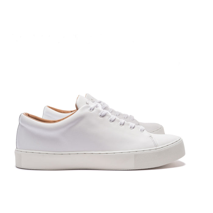 OVERSTONE DERBY SNEAKER - WHITE WHITE - mashroom7