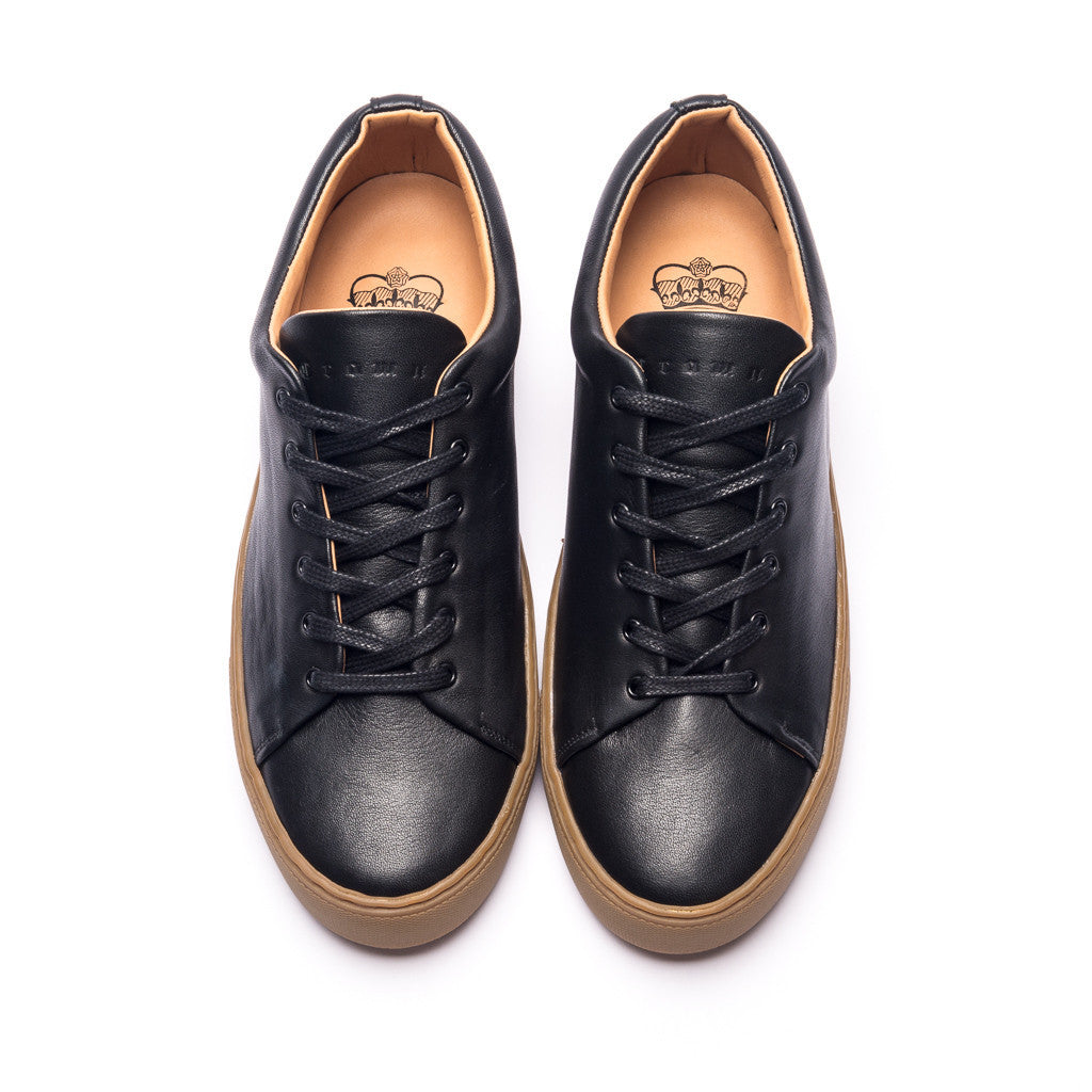 OVERSTONE DERBY SNEAKER - BLACK GUM - mashroom7