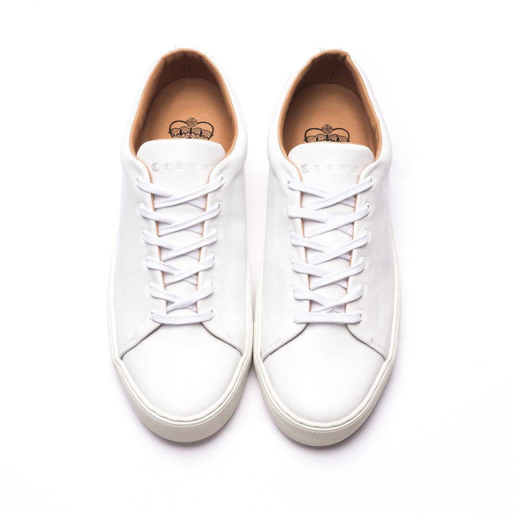 OVERSTONE DERBY SNEAKER - WHITE WHITE - mashroom7