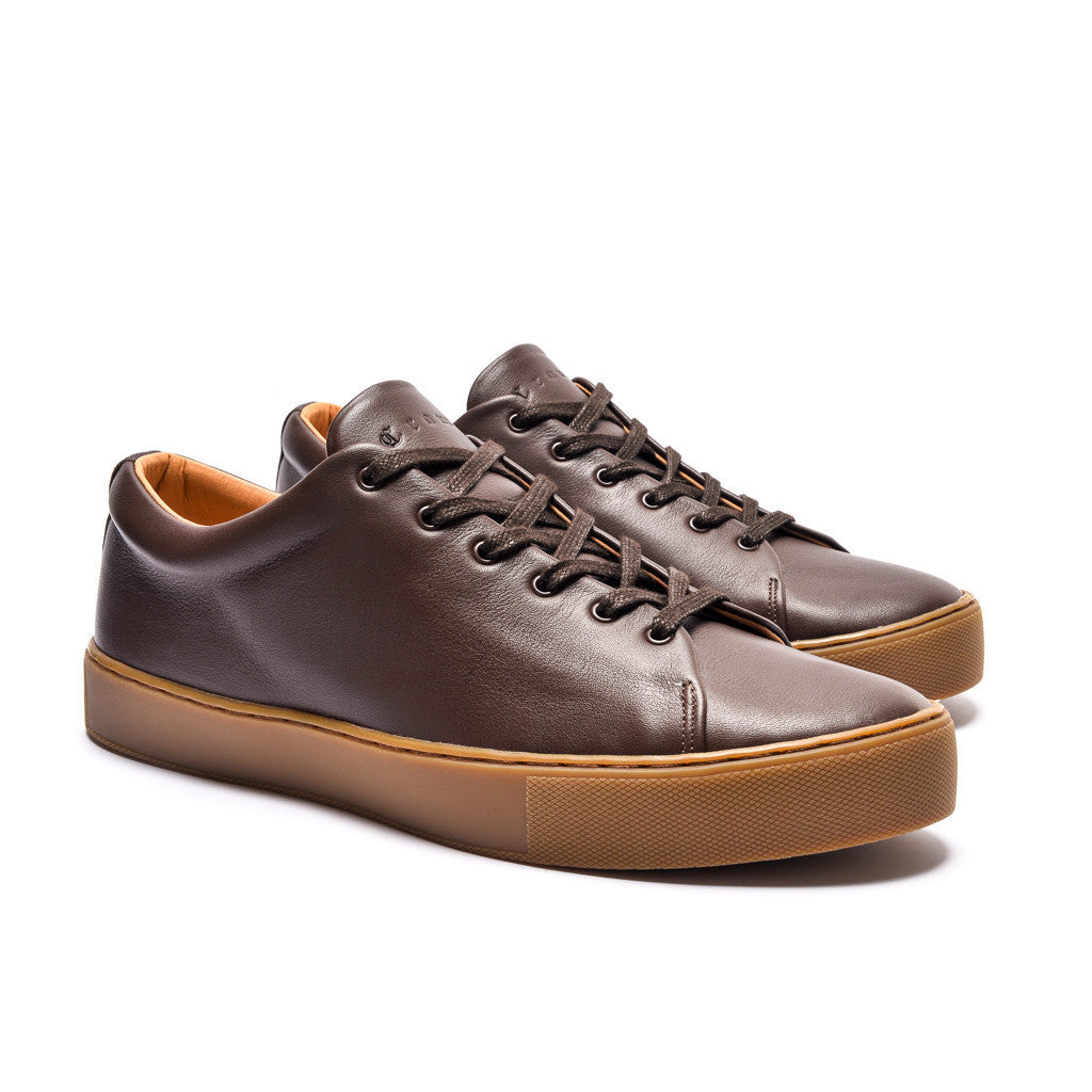 OVERSTONE DERBY SNEAKER - BROWN GUM - mashroom7