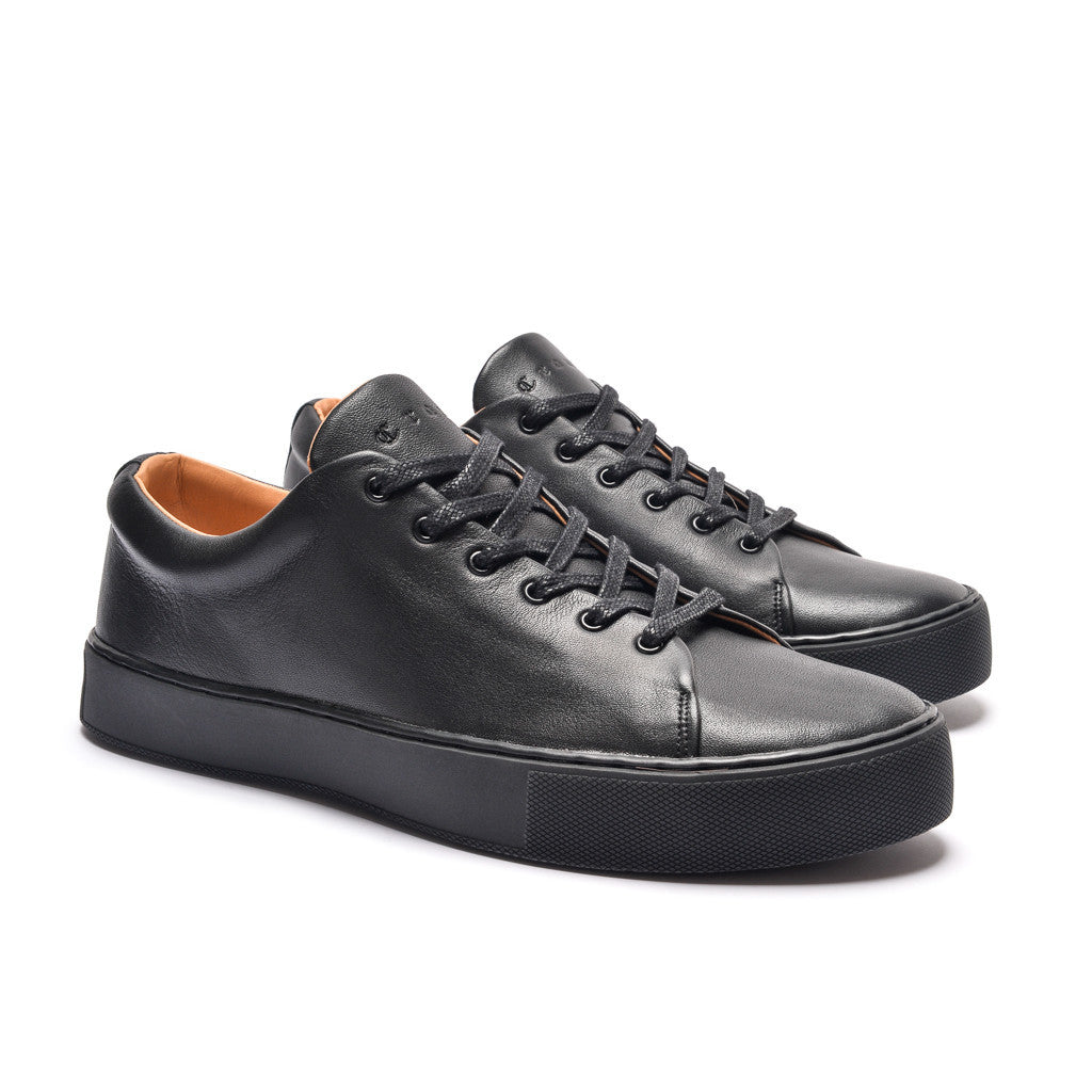 OVERSTONE DERBY SNEAKER - BLACK BLACK - mashroom7