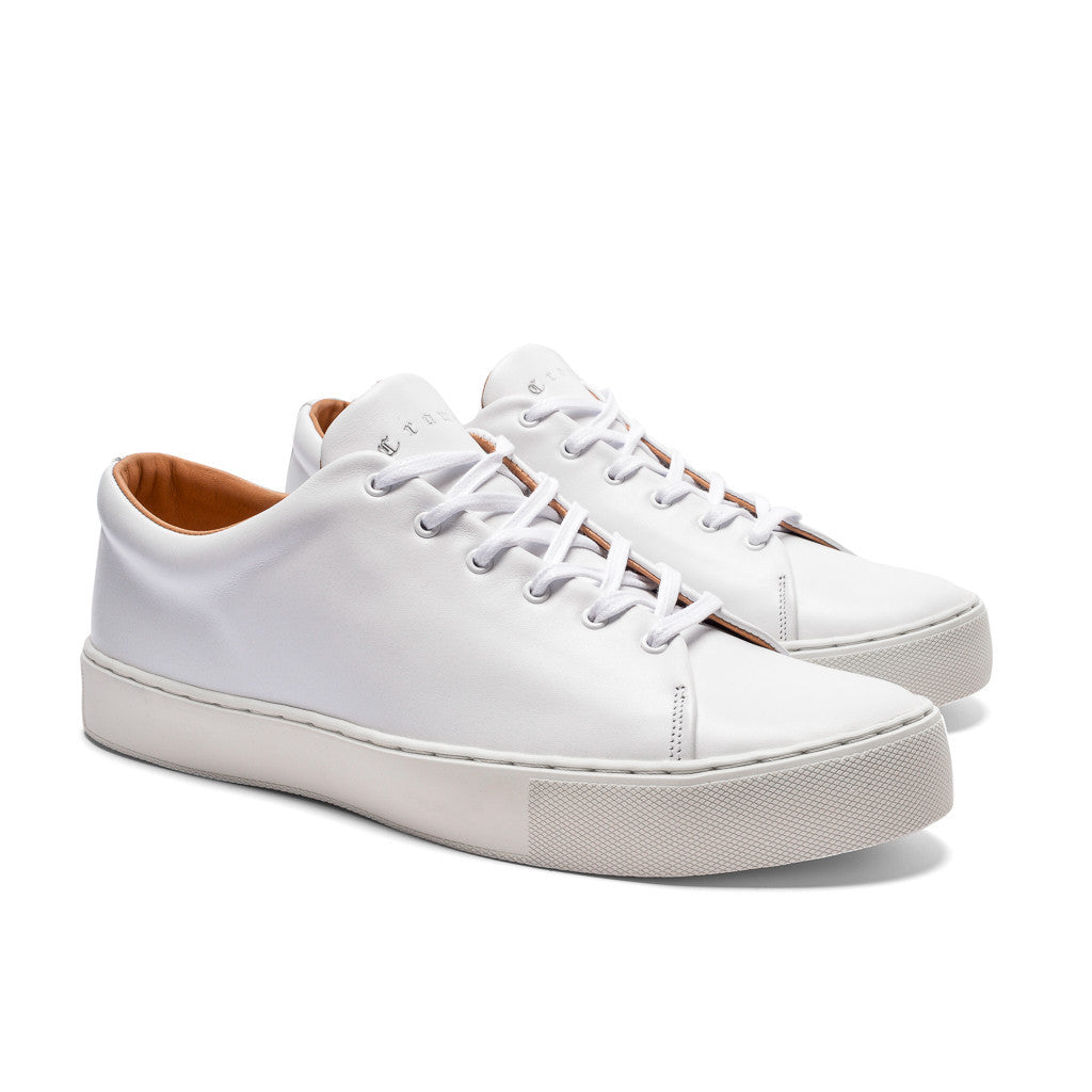 OVERSTONE DERBY SNEAKER - WHITE WHITE - mashroom7